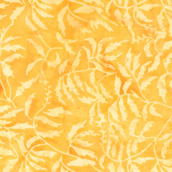 Full Bloom 721405021 Light and Dark Orange Parsley by Barbara Persing & Mary Hoover from Island Batik