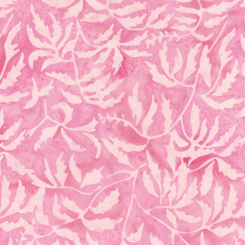 Full Bloom 721405031 Light and Dark Pink Parsley by Barbara Persing & Mary Hoover from Island Batik