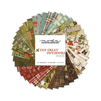  The Great Outdoors  Mini Charm Pack by Stacy Iest Hsu for Moda Fabrics