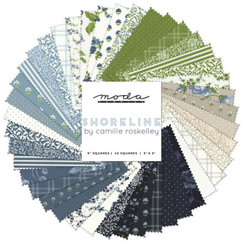 Shoreline  Charm Pack by Camille Roskelley for Moda Fabrics
