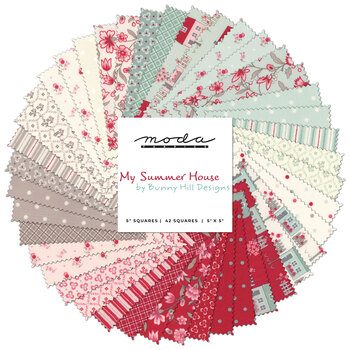 My Summer House  Charm Pack by Bunny Hill Designs for Moda Fabrics