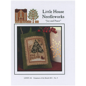 Ornament of the Month 2011 - 09 - Joy And Peace Cross Stitch Pattern