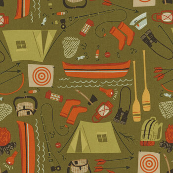 The Great Outdoors 20882-13 Forest by Stacy Iest Hsu for Moda Fabrics