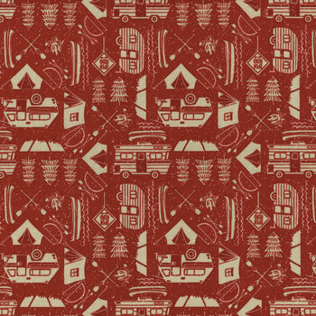 The Great Outdoors 20884-15 Fire by Stacy Iest Hsu for Moda Fabrics