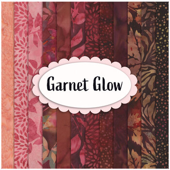 Garnet Glow  12 FQ Set by Hoffman Fabrics