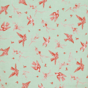 Birdsong 10651-GP Green & Pink by Jera Brandvig for Maywood Studio