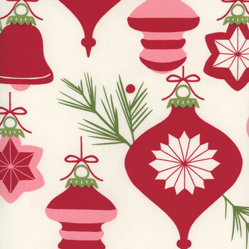 Once Upon a Christmas 43168-11 Snow Panel by Sweetfire Road for Moda Fabrics