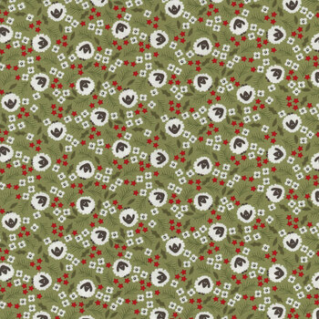 Starberry 29183-13 Green by Corey Yoder for Moda Fabrics