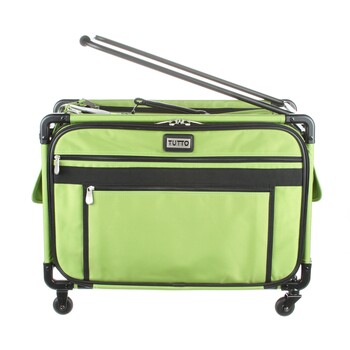 Tutto Large Sewing Machine Bag On Wheels - Lime
