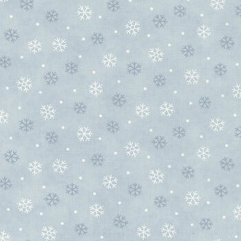 Woodland Winter 56097-12 Sky Blue by Deb Strain for Moda Fabrics