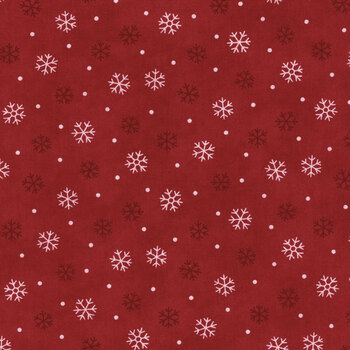 Woodland Winter 56097-13 Cardinal Red by Deb Strain for Moda Fabrics