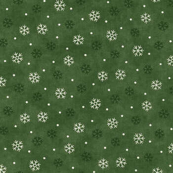 Woodland Winter 56097-14 Pine Green by Deb Strain for Moda Fabrics