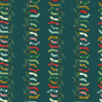Cozy Wonderland 45592-15 Teal by Fancy That Design House for Moda Fabrics