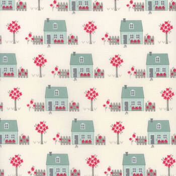 My Summer House 3040-12 Cream by Bunny Hill Designs for Moda Fabrics