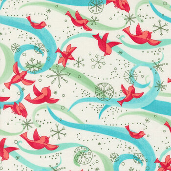 Winterly 48761-11 Cream by Robin Pickens for Moda Fabrics
