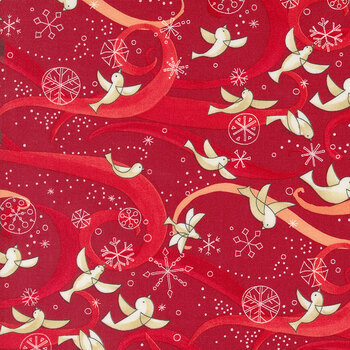 Winterly 48761-16 Crimson by Robin Pickens for Moda Fabrics
