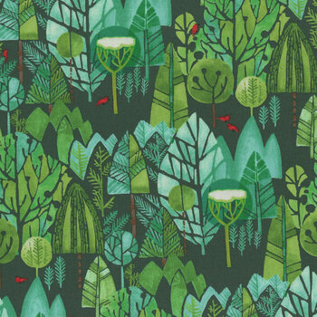 Winterly 48762-18 Spruce by Robin Pickens for Moda Fabrics