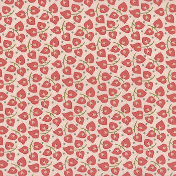Joy A-1052-E Holly Berries by Edyta Sitar for Andover Fabrics