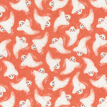 Hey Boo 5211-12 Soft Pumpkin by Lella Boutique for Moda Fabrics