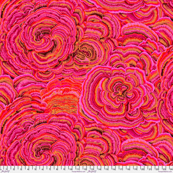 Kaffe Fassett Collective Classics Plus PWPJ082.PINKX Tree Fungi - Pink from FreeSpirit Fabrics
