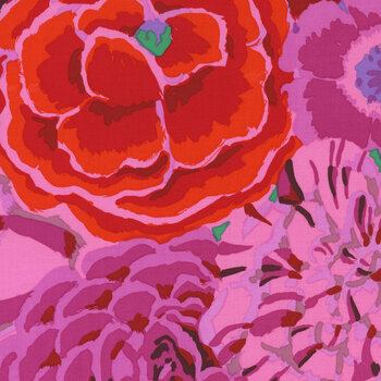 Kaffe Fassett Collective Classics Plus GP69 Bekah - Magenta from FreeSpirit Fabrics