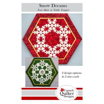 Snow Dreams Tree Skirt or Table Topper Pattern