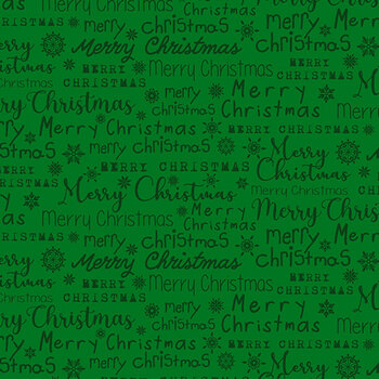 Letters to Santa 27133-74 Green by Simon Treadwell for Northcott Fabrics