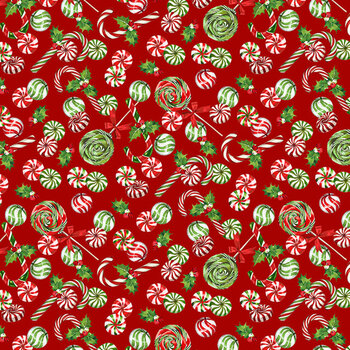 Letters to Santa 27131-24 Red Multi by Simon Treadwell for Northcott Fabrics