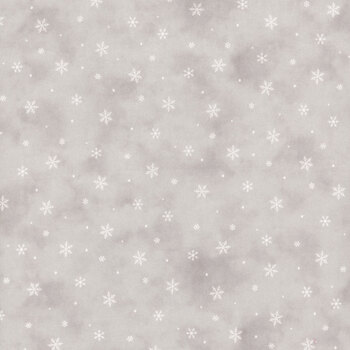 Snow Much Fun Flannel F26991-12 Taupe Snowflakes By Deborah Edwards for Northcott Fabrics