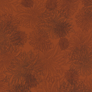 Floral Elements FE-503 Russet Orange by Art Gallery Fabrics