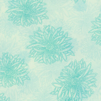 Floral Elements FE-519 Icy Blue by Art Gallery Fabrics