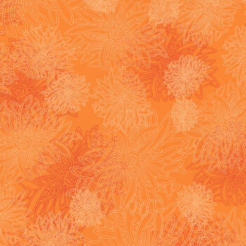 Floral Elements FE-525 Tangerine by Art Gallery Fabrics