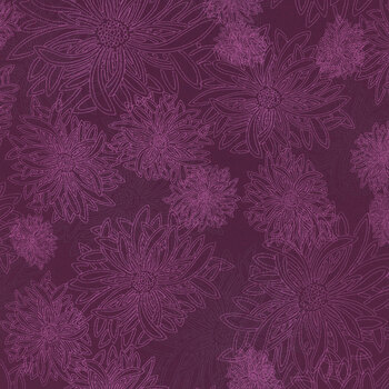 Floral Elements FE-537 Mulberry by Art Gallery Fabrics