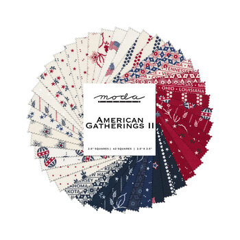 American Gatherings II  Mini Charm Pack by Primitive Gatherings for Moda Fabrics