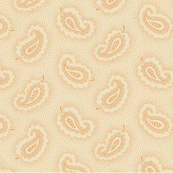 Pumpkin Licorice A1102-L Whipped Cream by Andover Fabrics