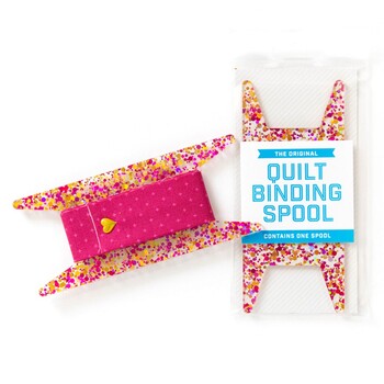 Binding Spool - Pink & Gold Glitter
