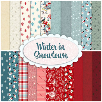 Winter in Snowtown  Yardage by Stacy West for Henry Glass Fabrics