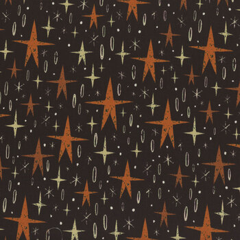 Nevermore A-1077-K Tall Stars Black from Andover Fabrics