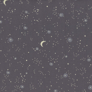 Nevermore A-1078-C Galaxy With Moon Gray from Andover Fabrics
