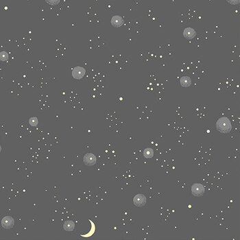 Nevermore A-1078-C Galaxy With Moon Gray from Andover Fabrics