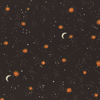 Nevermore A-1078-K Galaxy With Moon Black from Andover Fabrics