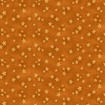 Nevermore A-1081-O Night Star Orange from Andover Fabrics