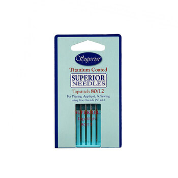Superior Topstitch Machine Needles - Size 80/12 - 5ct