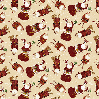 Gingerbread Christmas Y4118-60 Dark Butter by Dan DiPaolo for Clothworks