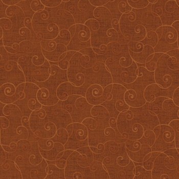 Whimsy Basics 8945-36 Pumpkin by Color Principle for Henry Glass Fabrics