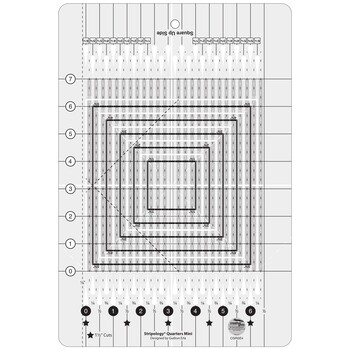 Creative Grids Stripology® Quarters Mini Quilt Ruler