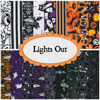 Lights Out  18 FQ Set by Studio RK for Robert Kaufman Fabrics