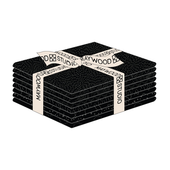 Solitaire  8 FQ Set Black from Maywood Studio