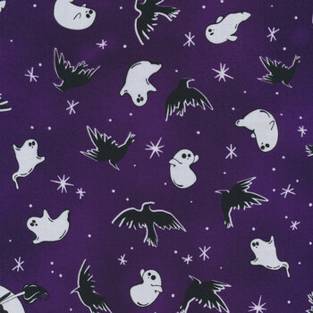 Lights Out 22465-460 MIDNIGHT PURPLE by Studio RK for Robert Kaufman