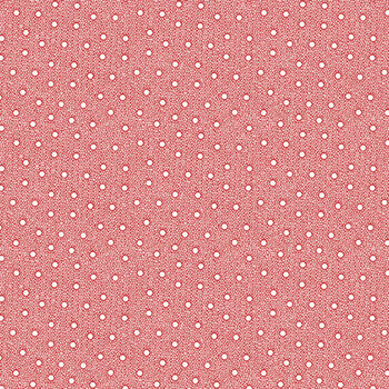 Winter in Snowtown 1225-88 Red Small Geo Dots by Stacy West for Henry Glass Fabrics